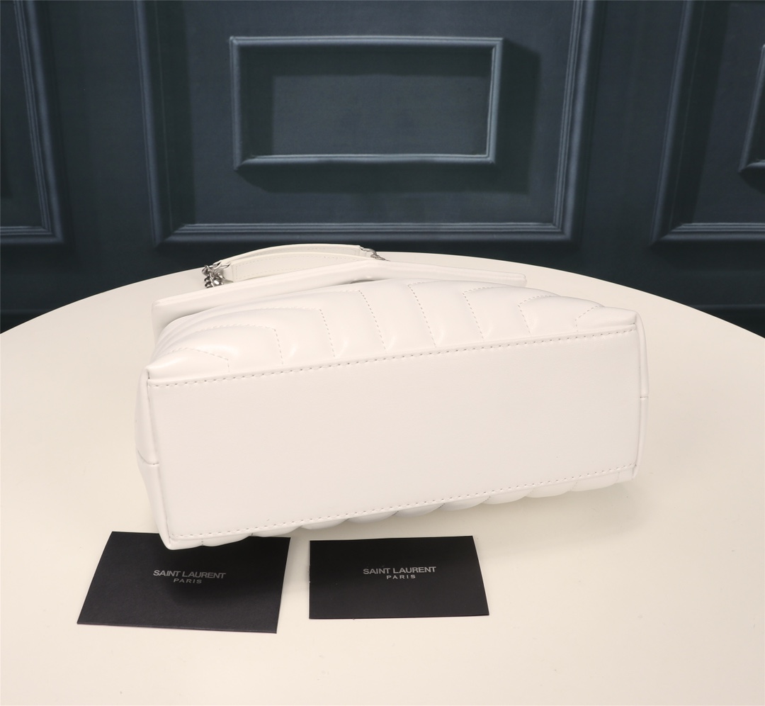 YSL Lou Lou Puffer Women Shoulder Bags Size 24cm