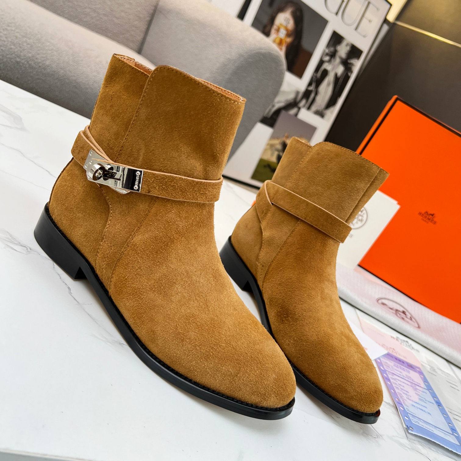 Hermes Women Kelly Boots Size 36-41