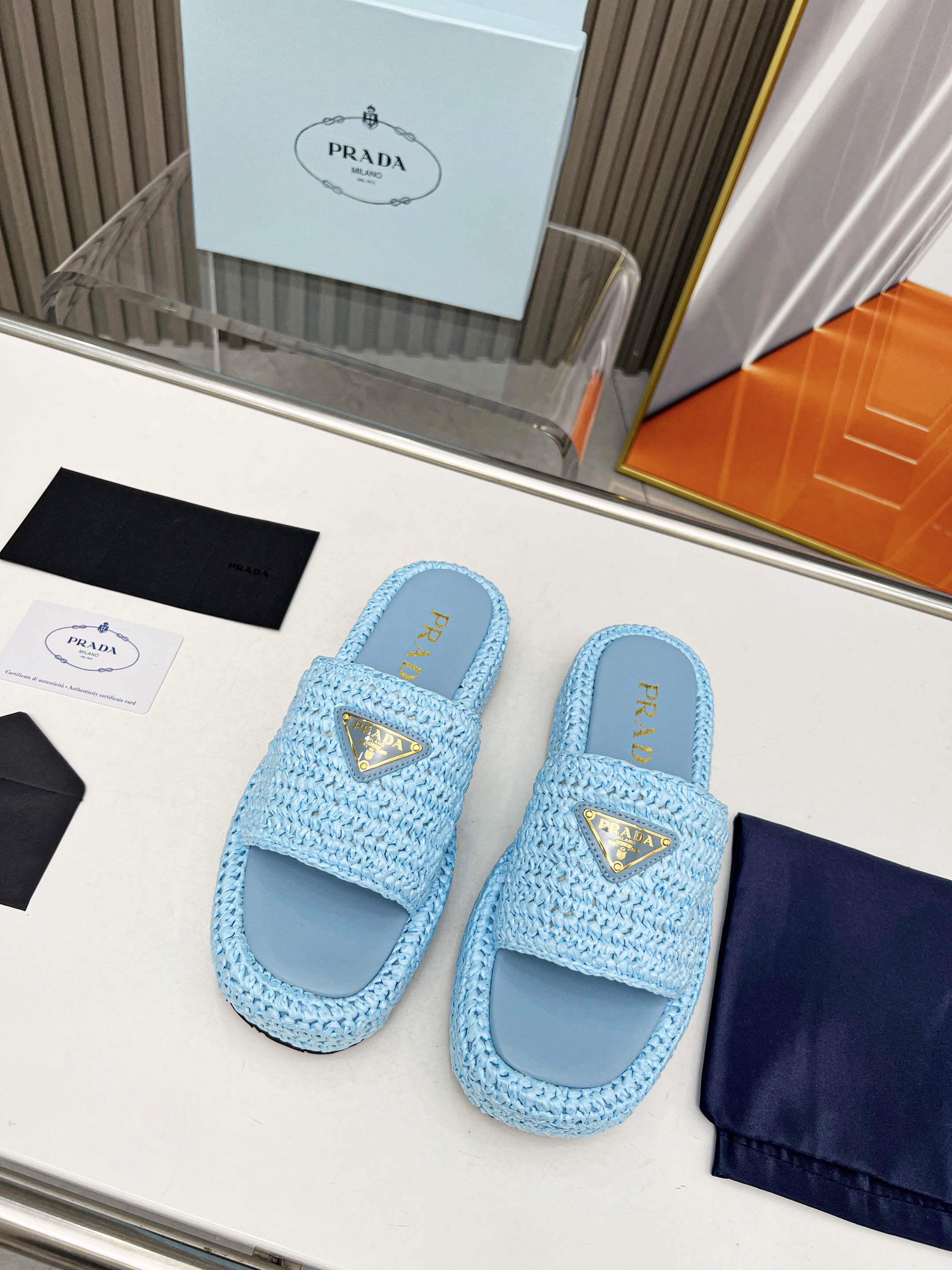 Prada 2024 New Monolith sandals Size 36-41