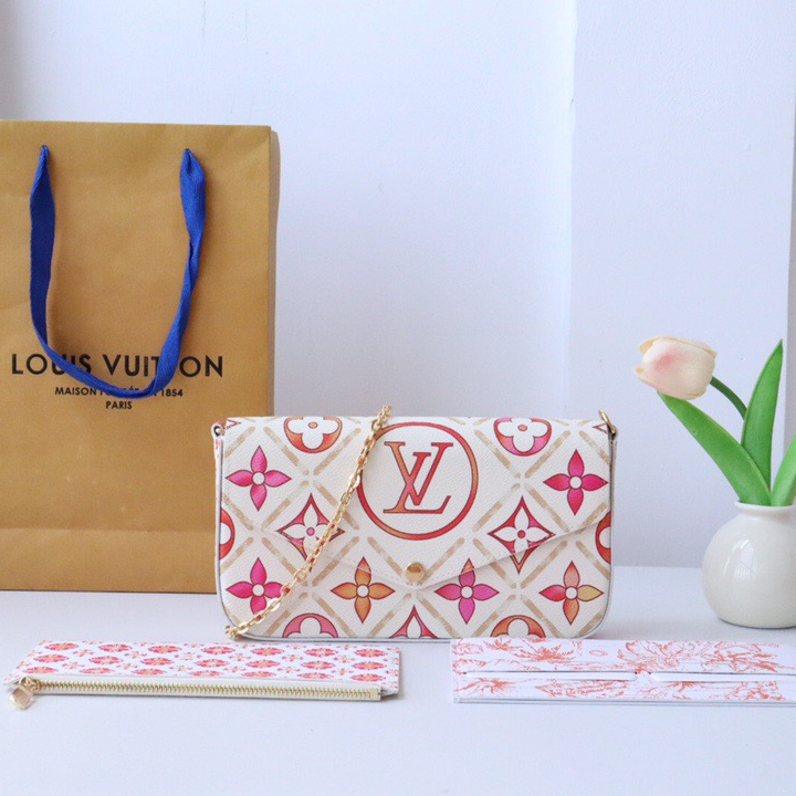 Louis Vuitton M11459 Félicie Pochette Women Shoulder Bags Size 21*12*3cm