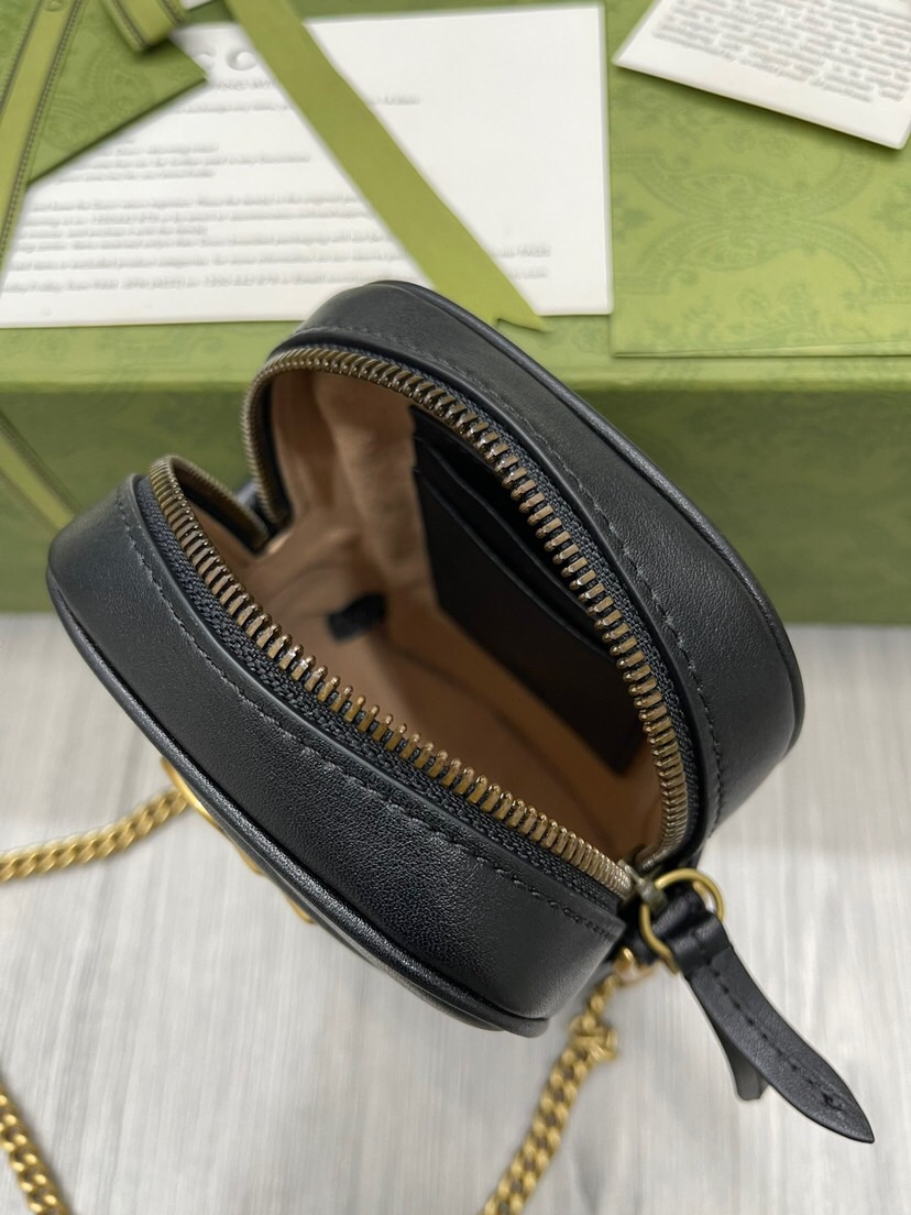 Gucci GG Marmont Bucket Women Shoulder Bags Size 10.5*17*5cm