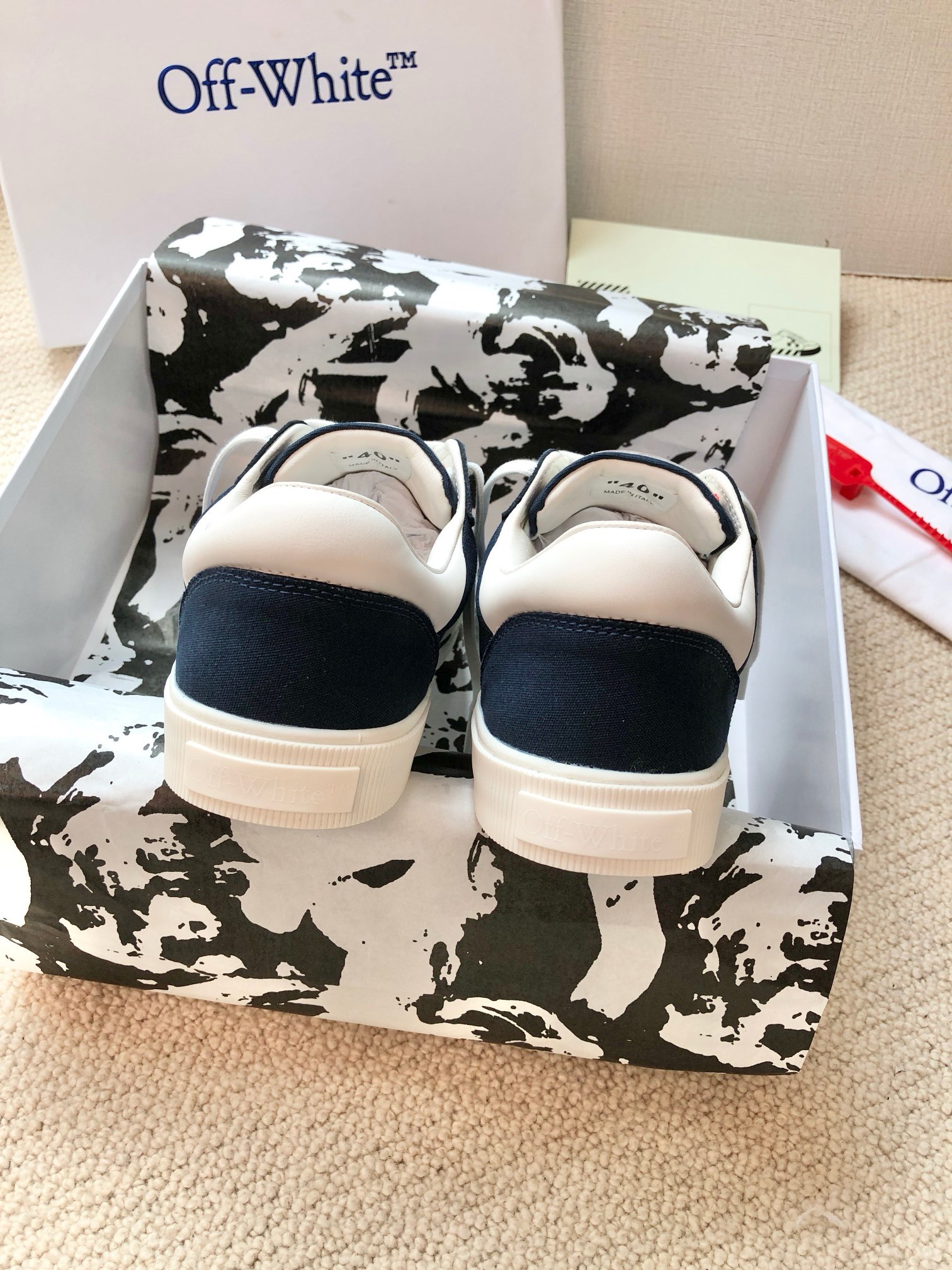 OFF White 2024ss New Low Vulcanized Sneaker Size 36-45