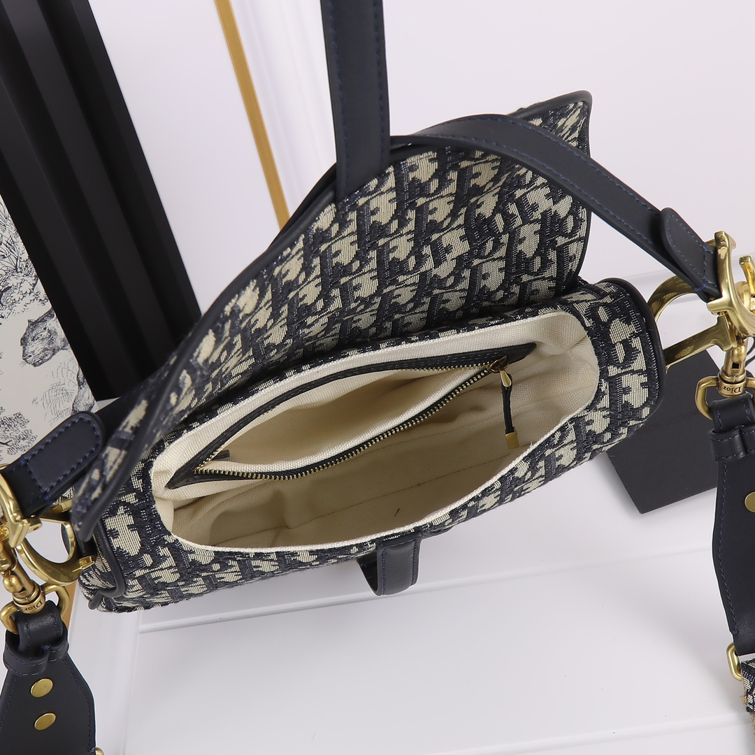 Dior Saddle Bags With Strap Women Shoulder Bags Size 25.5*20*6.5cm