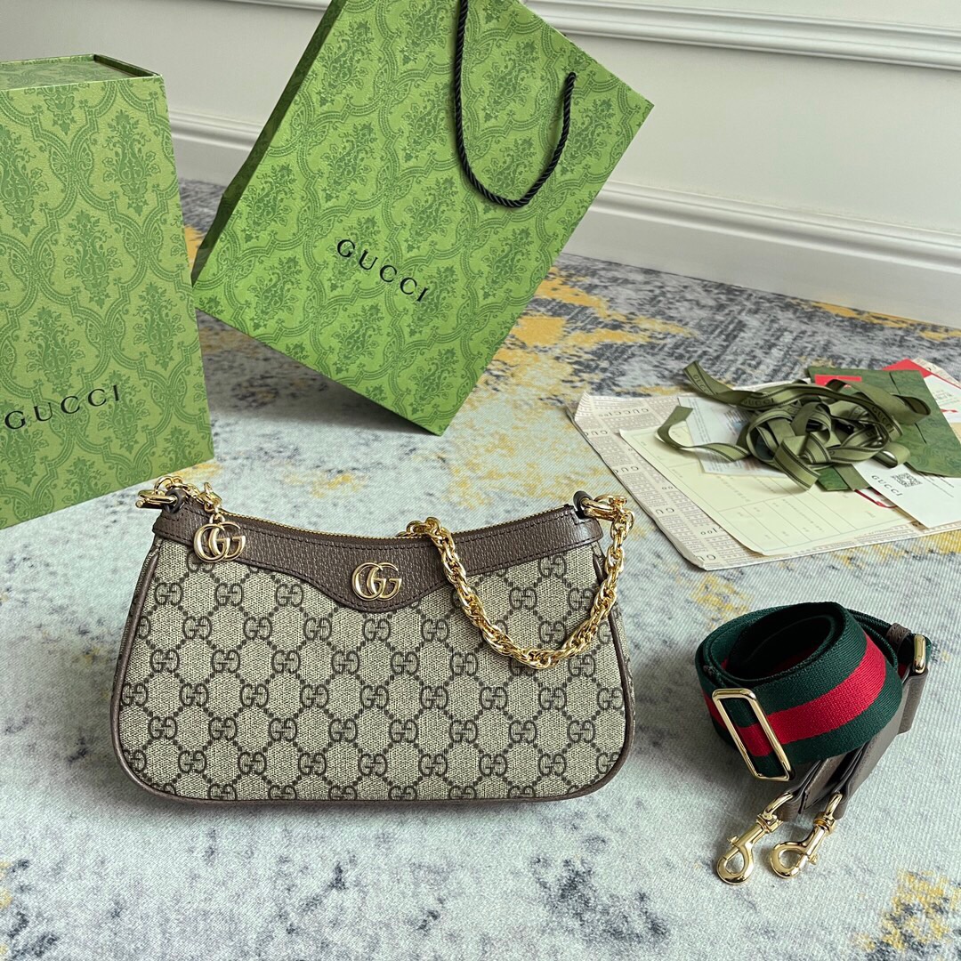 Gucci GG Ophidia GG Women Shoulder Bags Size 25*15*6cm