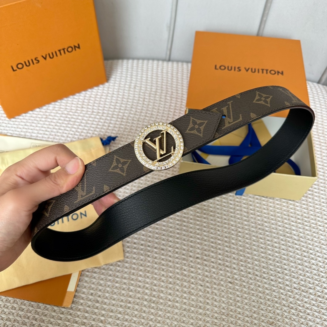 Louis Vuitton Women Belt Width 3.5cm