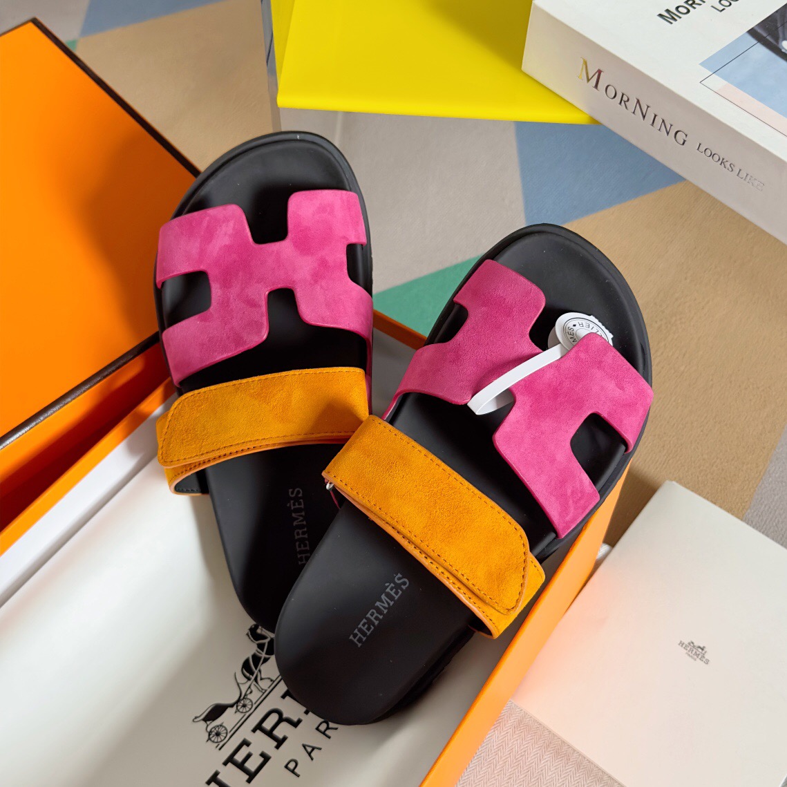 Hermes chypre Slippers Size 36-45