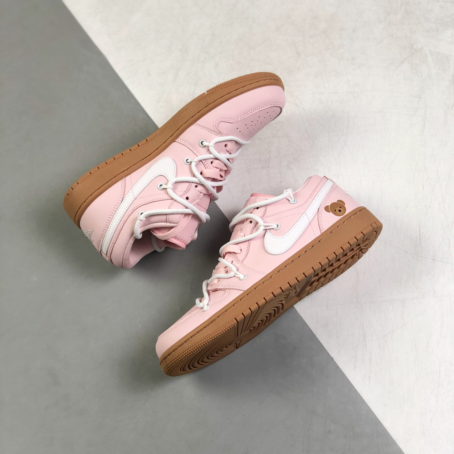 Nike Air Jordan 1 x OFF White Low Top Sneakers Shoes Gr. 36-46