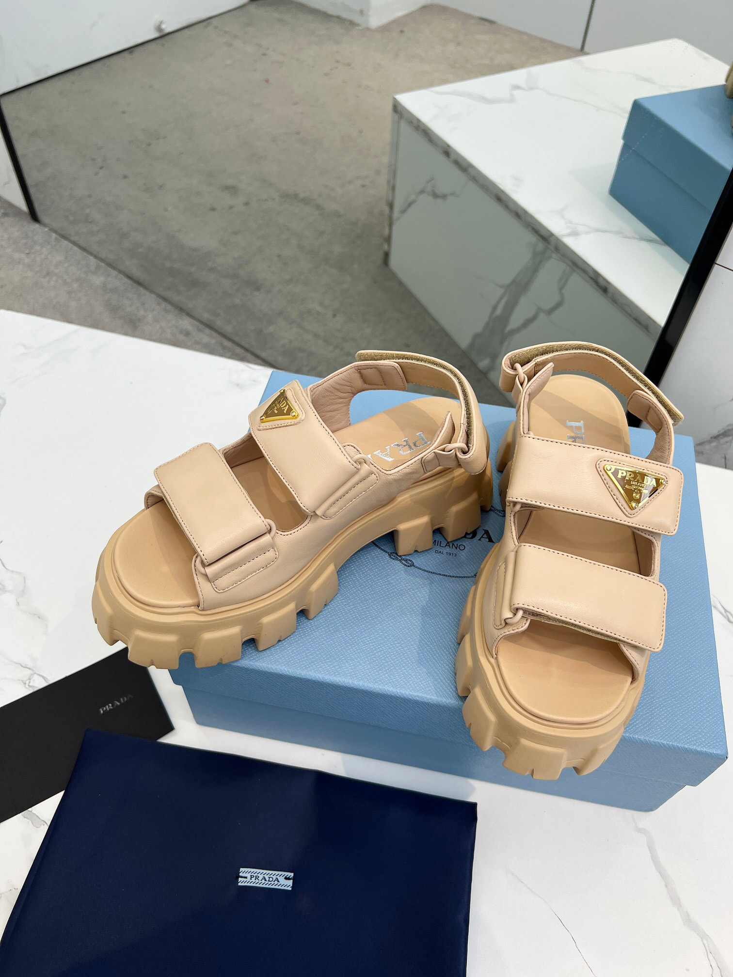 Prada 2024 New Monolith sandals Size 36-41