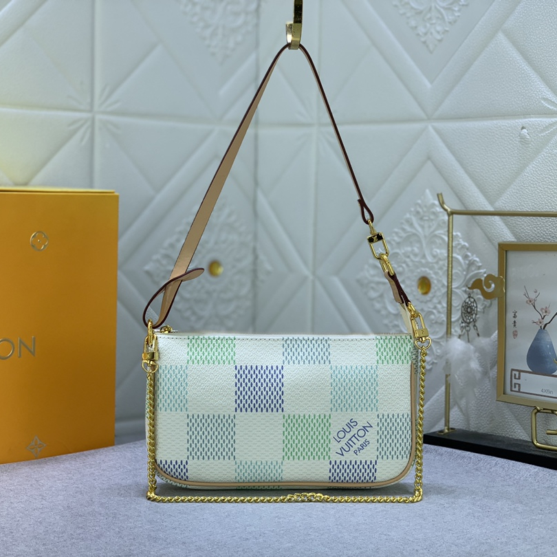 Louis Vuitton N40642 Pochette Accessoires Women Shoulder Bags Size 23*13*4cm