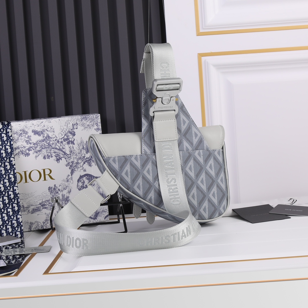 Dior 2022SS Pre-Fall Saddle Mens Shoulder Bags 20*28.6*5cm