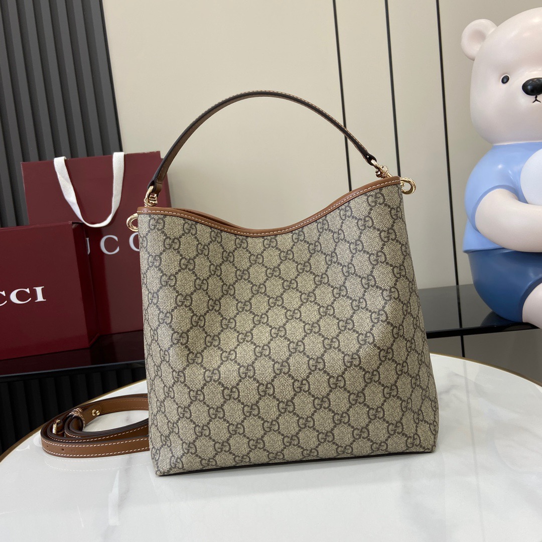 Gucci GG Emblem Women Shoulder Bags Size 25*25*15.5cm