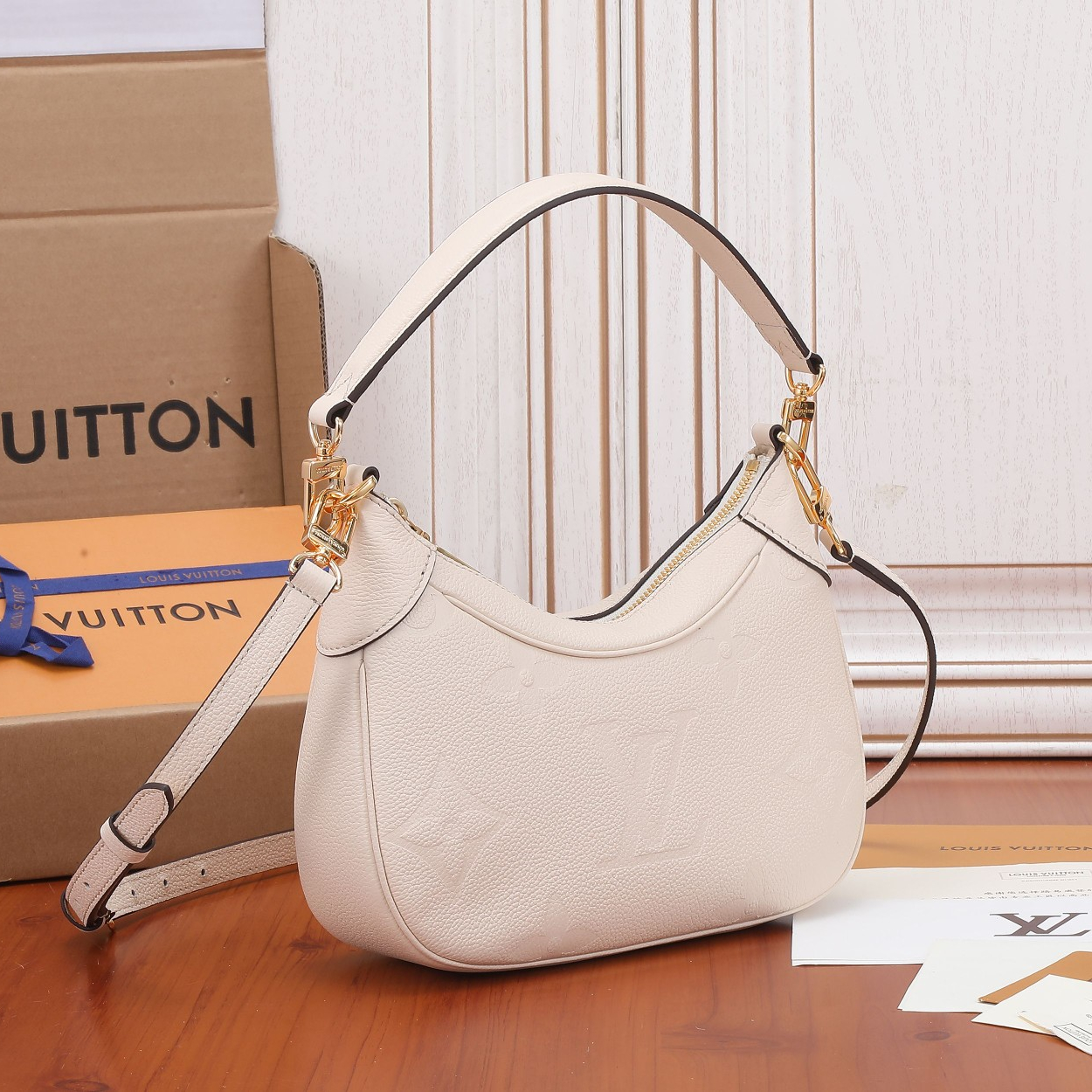 Louis Vuitton M46099 Bagatelle Women Shoulder Bags Size 22*14*9cm