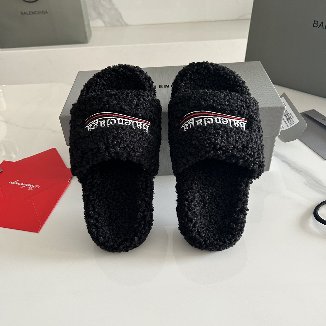 Balenciaga 23FW New Winter Slippers Size 35-41