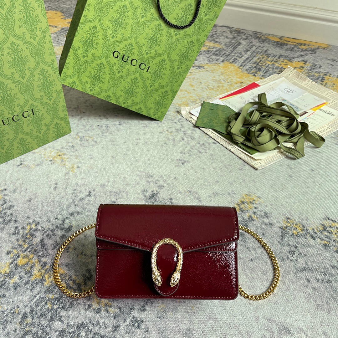 Gucci Dionysus Super-Mini Women Shoulder Bags 17.5*11*6.5cm
