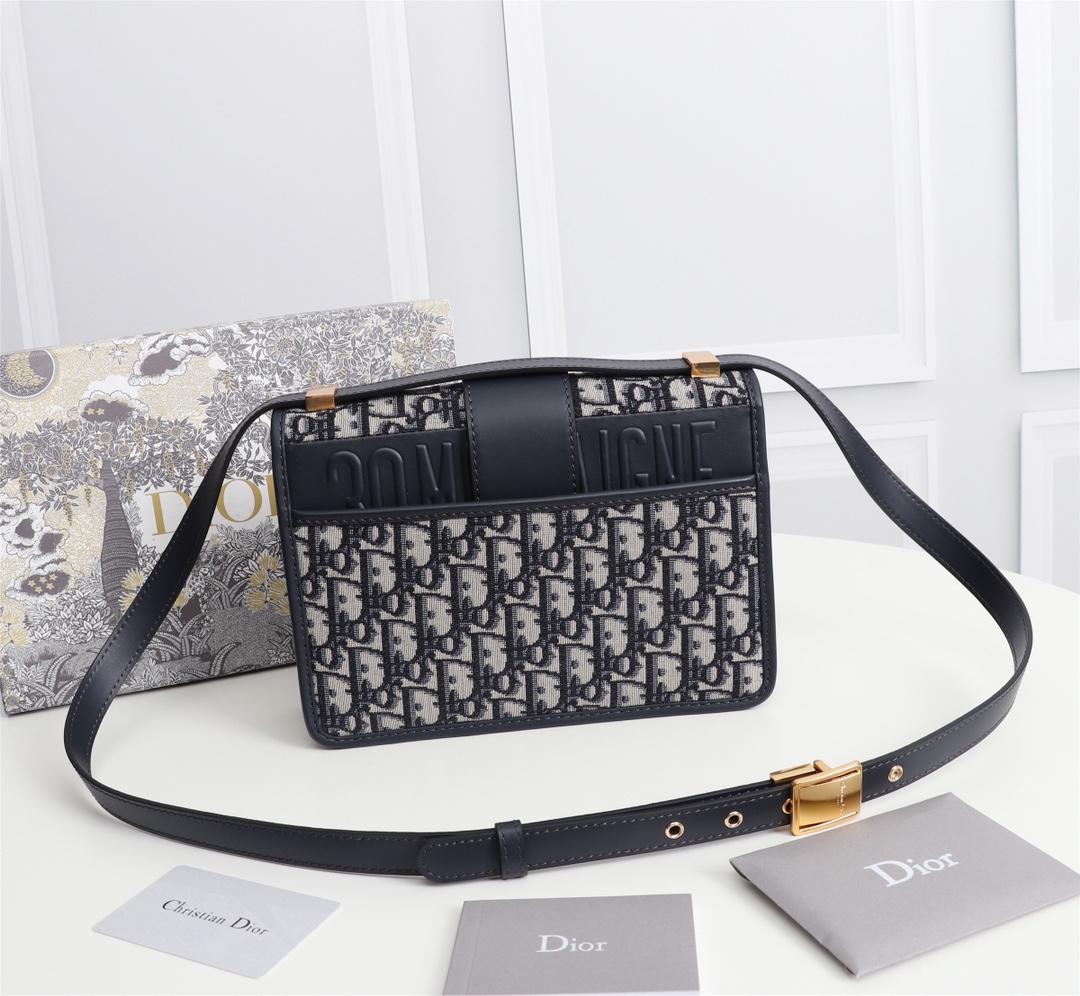 Dior Montaigne Women Shoulder Bags 24*17*8cm