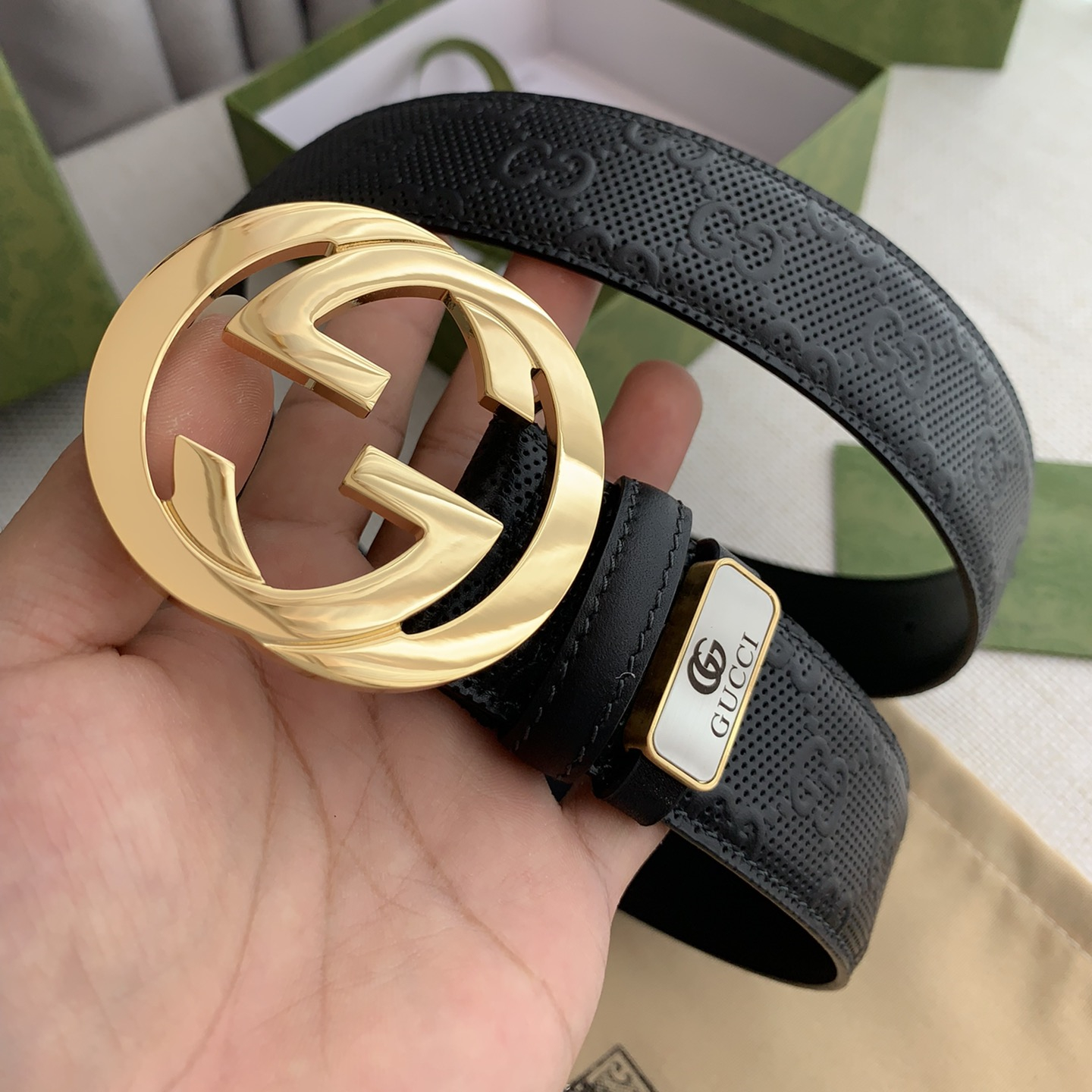 Gucci Mens Belt Width 3.8cm