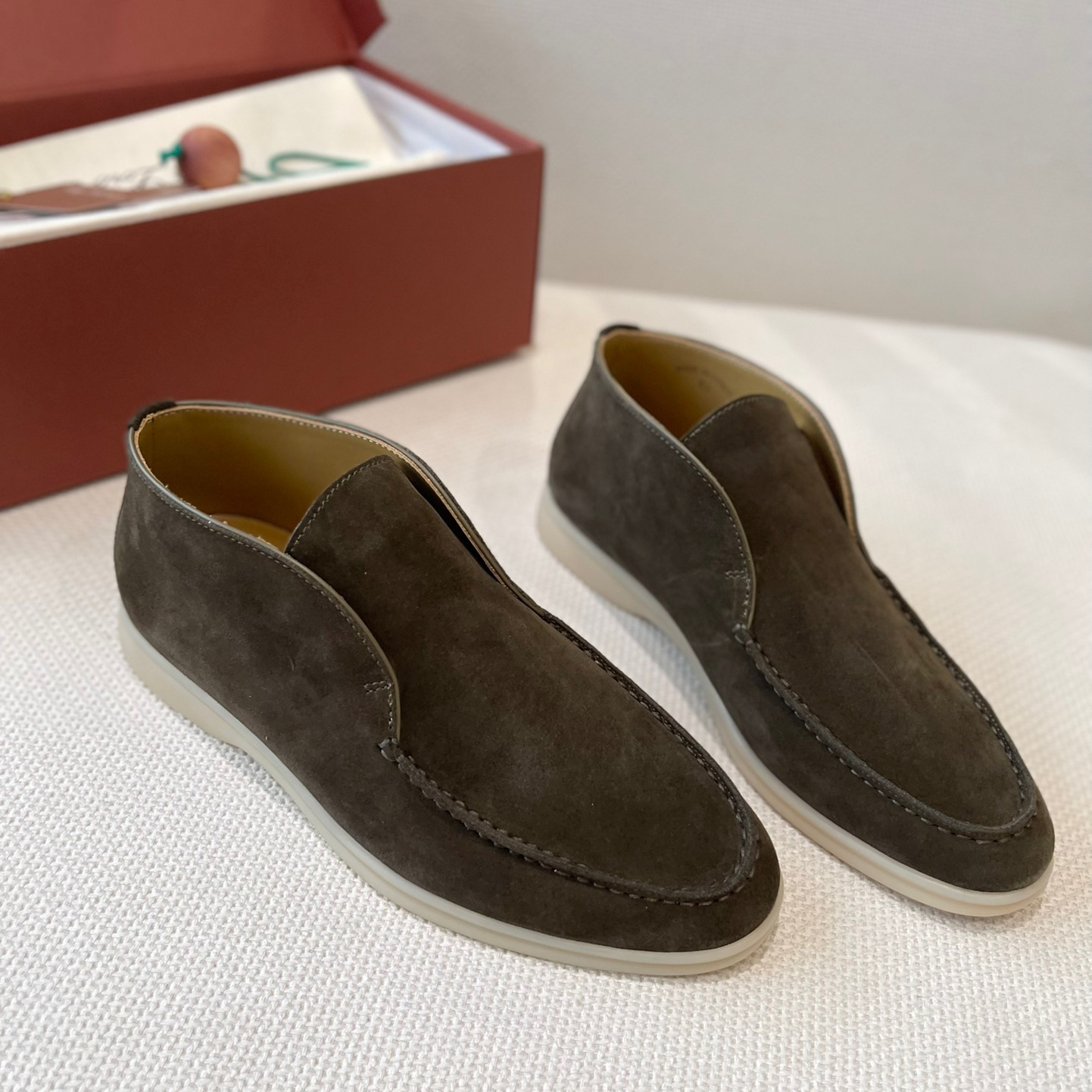 Loro Piana Unisex Loafers High Top Size 36-45