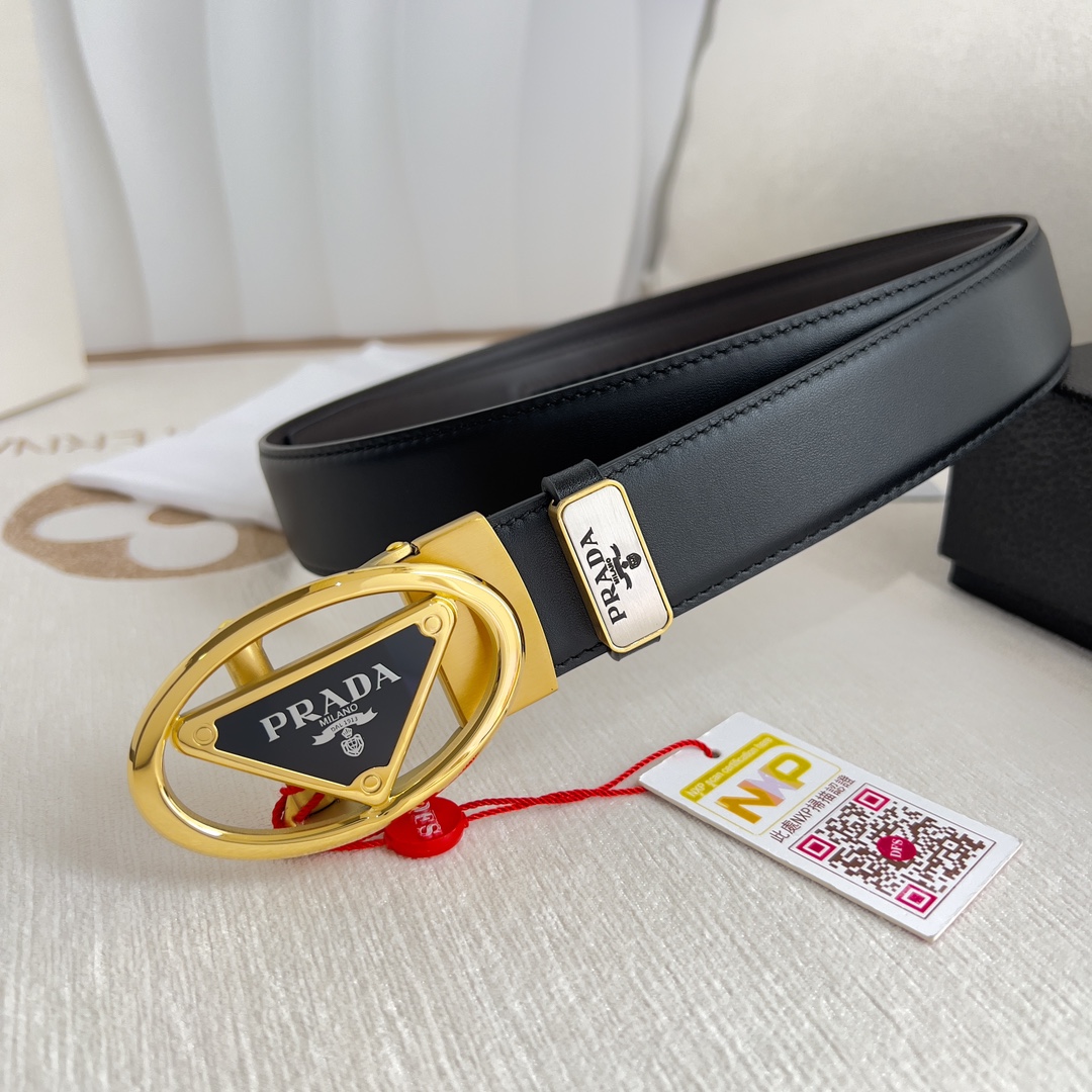 Prada Mens Belt Width 3.5cm