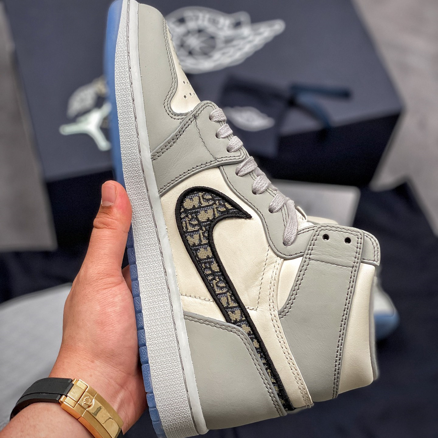 Nike Air Jordan 1 x Dior Sneaker Shoes Gr. 36-46