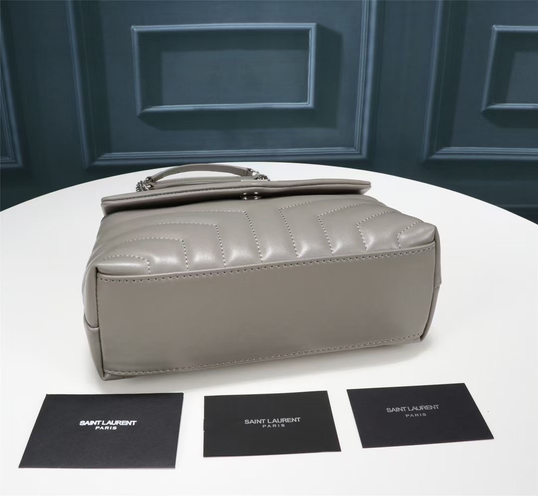 YSL Lou Lou Puffer Women Shoulder Bags Size 24cm