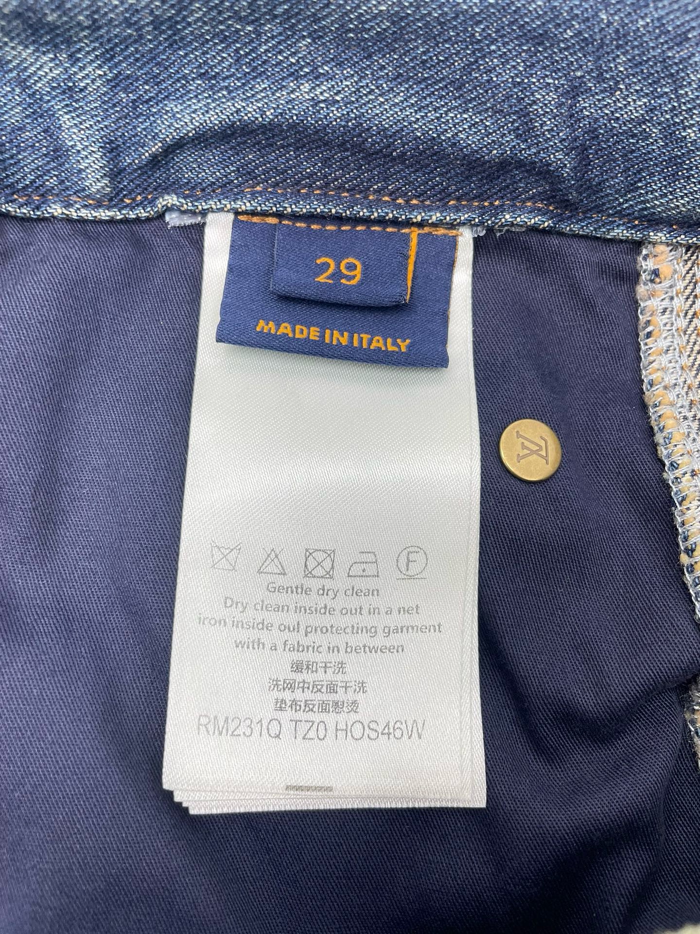 Louis Vuitton Unisex Jeans Size S-XL