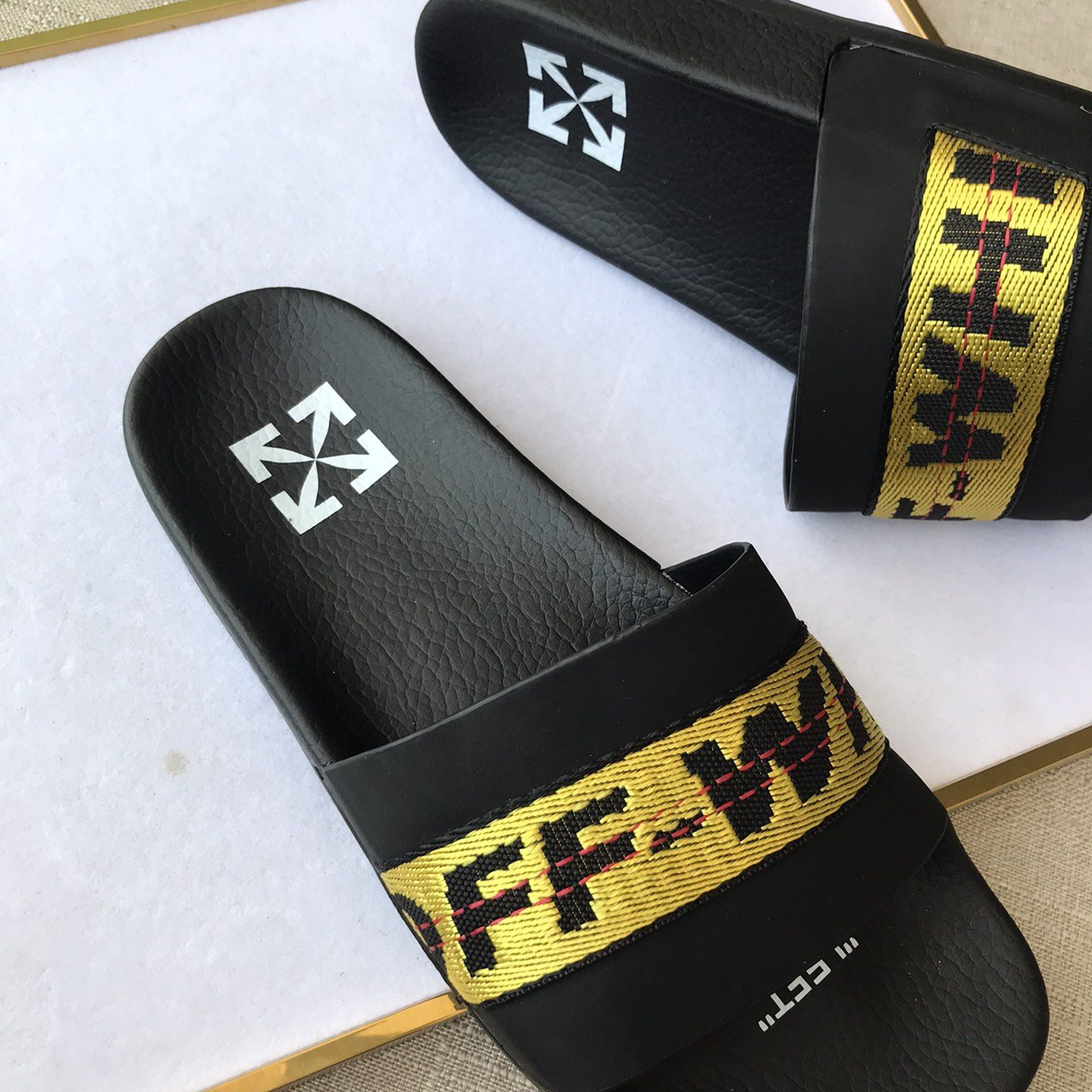 OFF White Mens Women Sandals Gr. 36-46