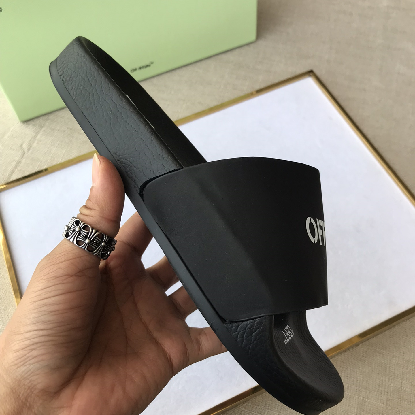 OFF White Mens Women Sandals Gr. 36-46