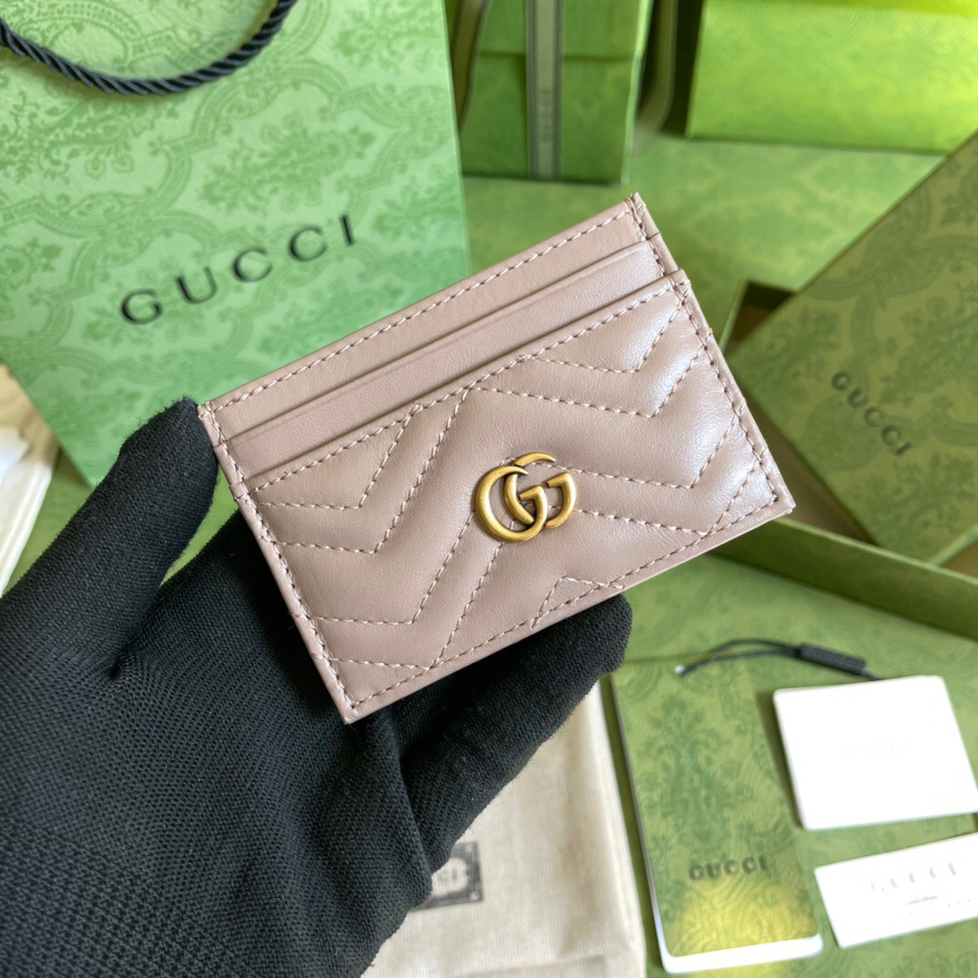 Gucci GG Marmont Card Holder Size 10*7cm Style: 443127