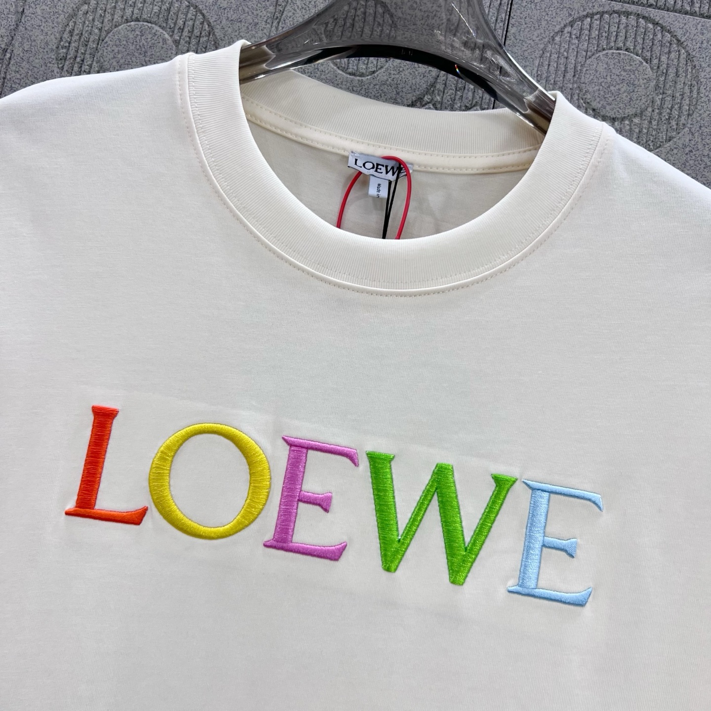 Loewe T Shirt  Embroider Logo Size XS-L