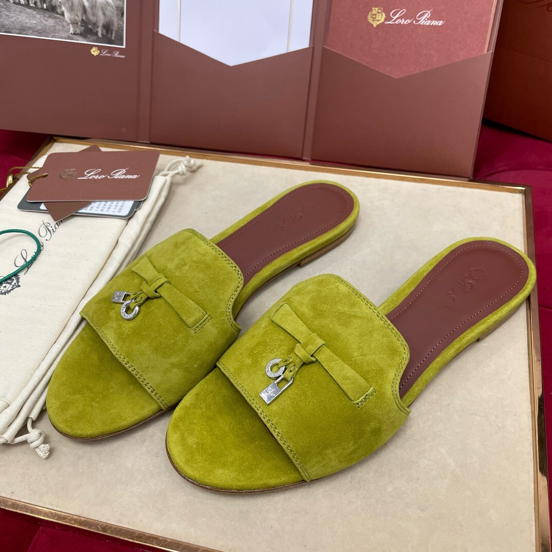 Loro Piana Charms Slipper Women Slippers Size 36-41