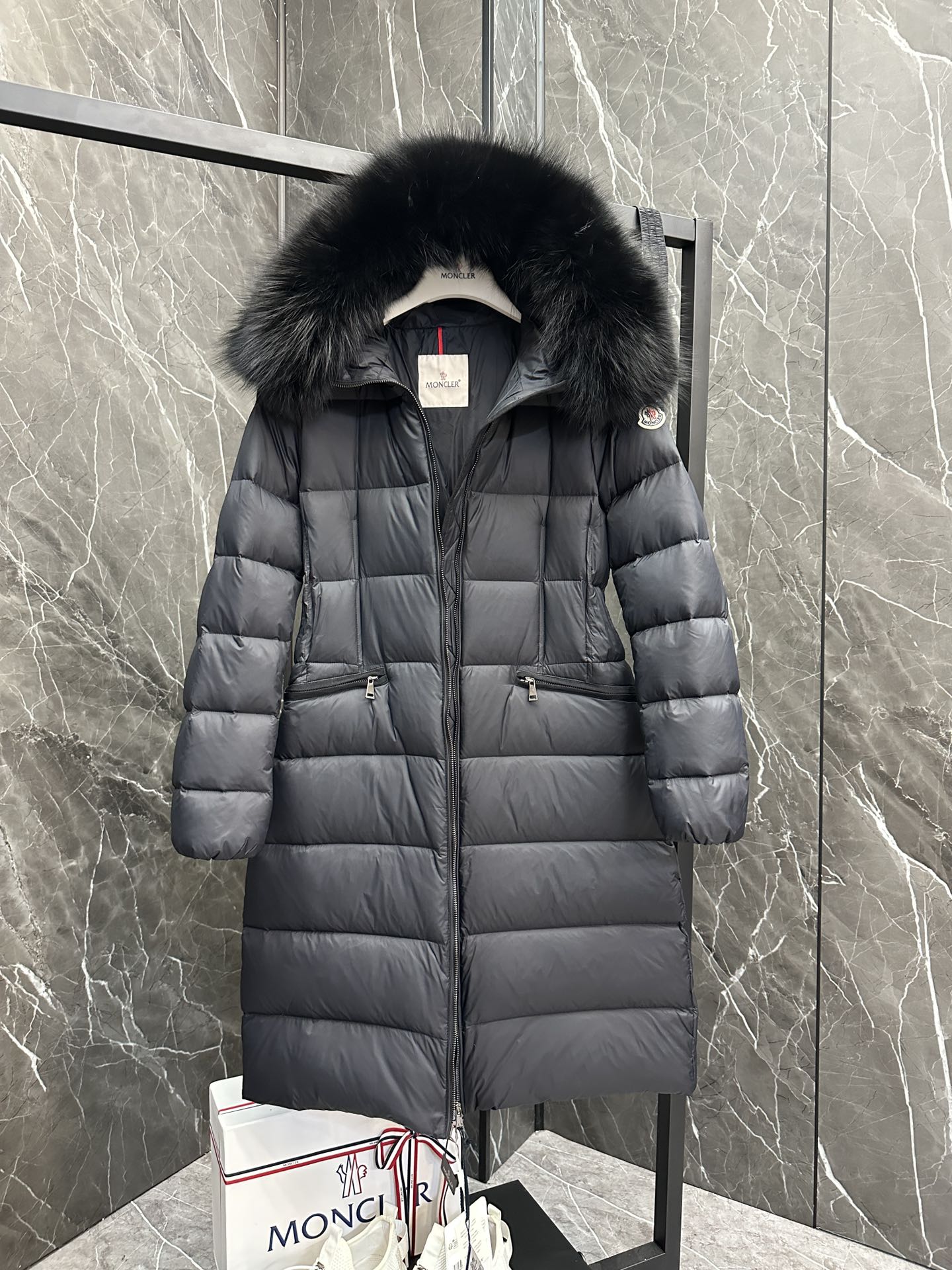 Moncler Boed Long Women Down Jacket Size S-XL