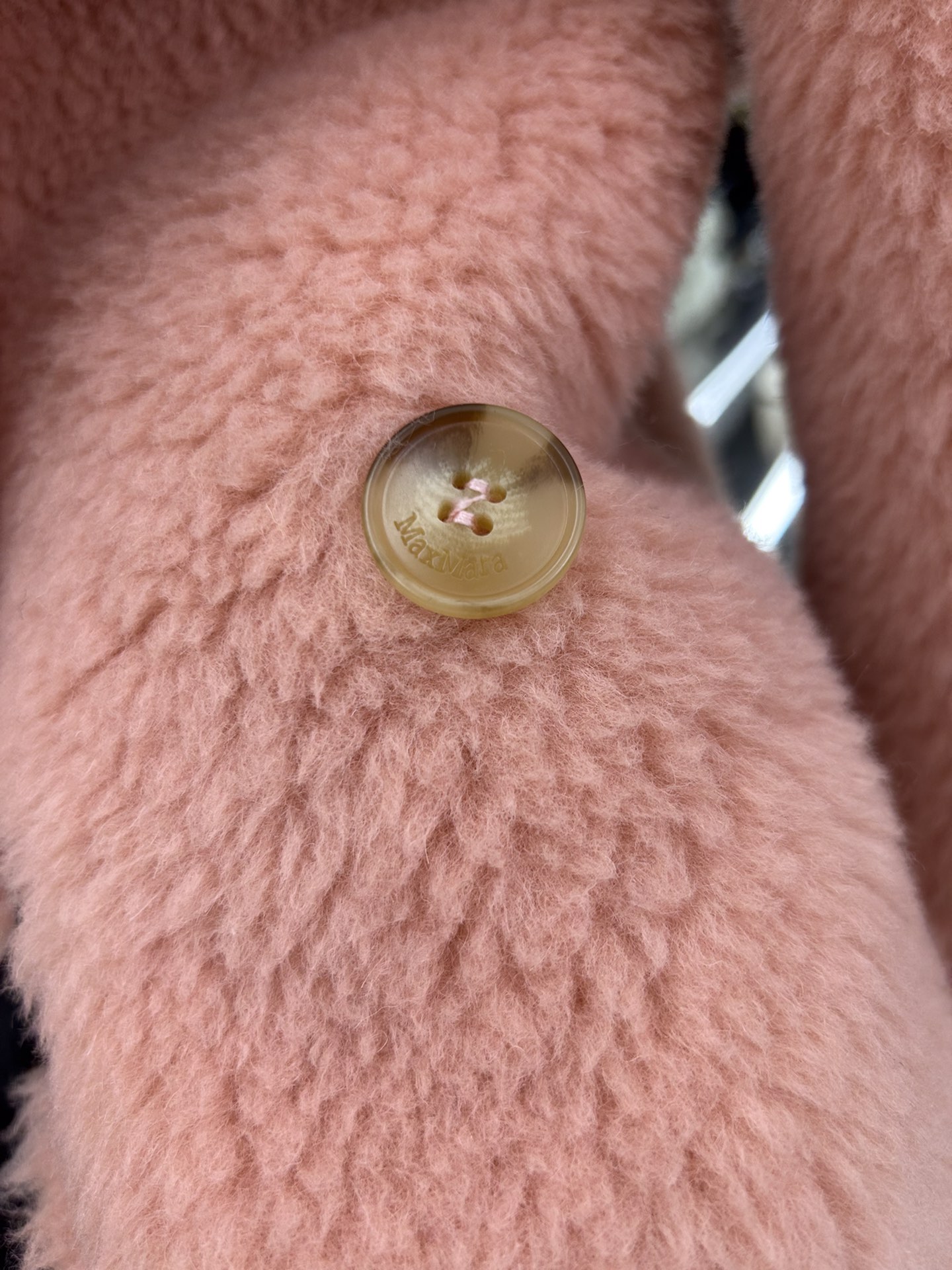 Max Mara Teddy fur long coat Size XS-M