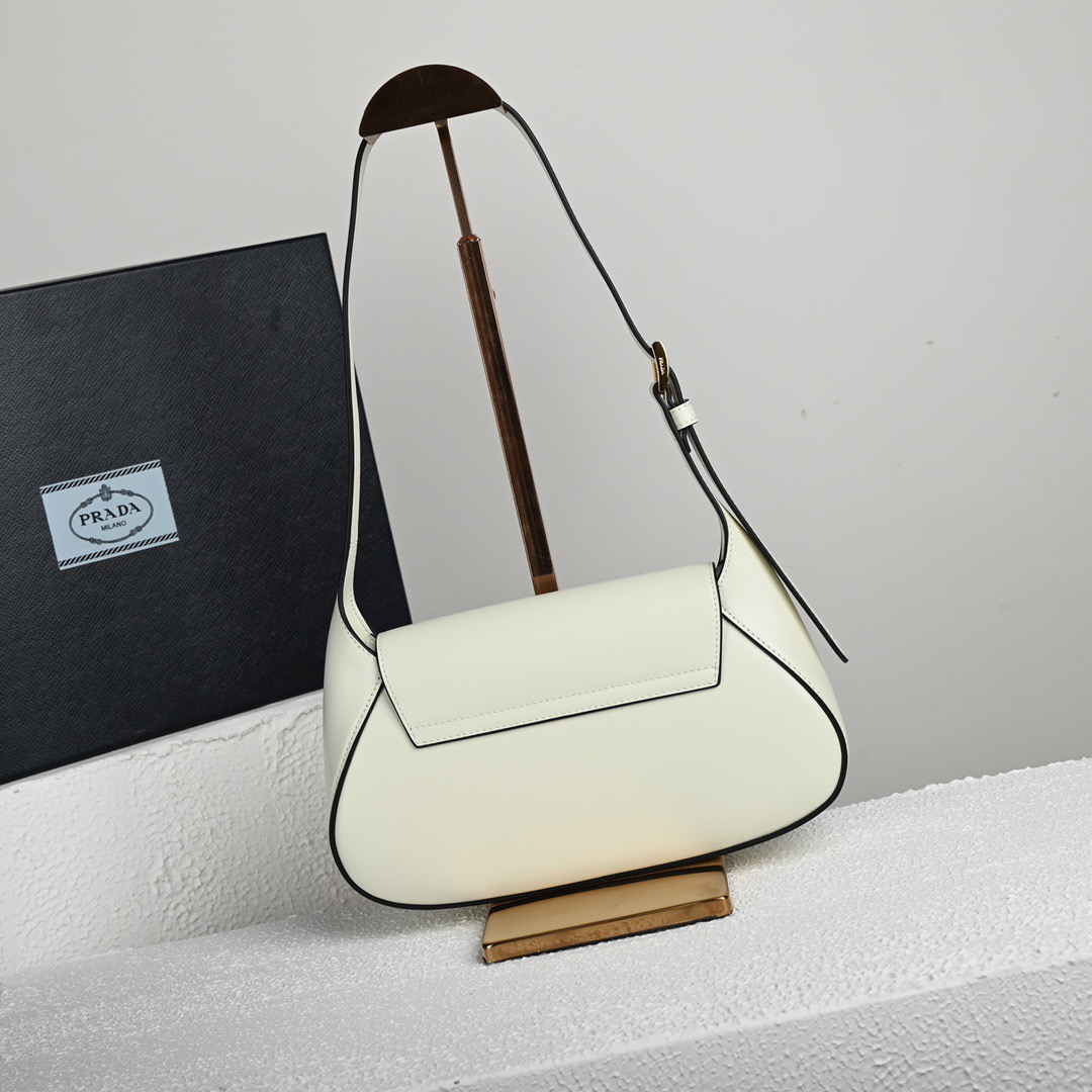 Prada 1BD358 Small Leather Women Shoulder Bags Size 25*15*5.5cm