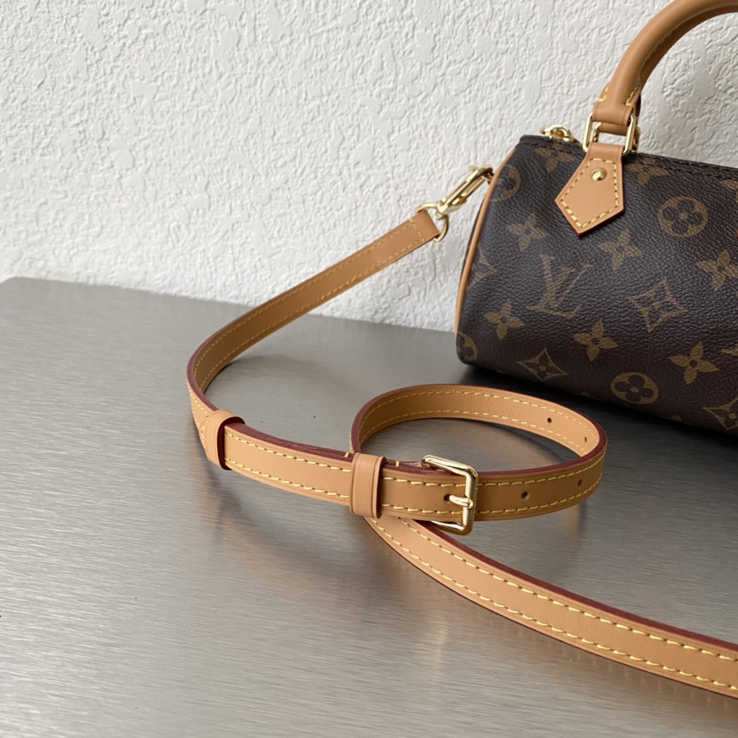 Louis Vuitton M81085 Nano Speedy Women Shoulder Bags 16*10*7.5cm