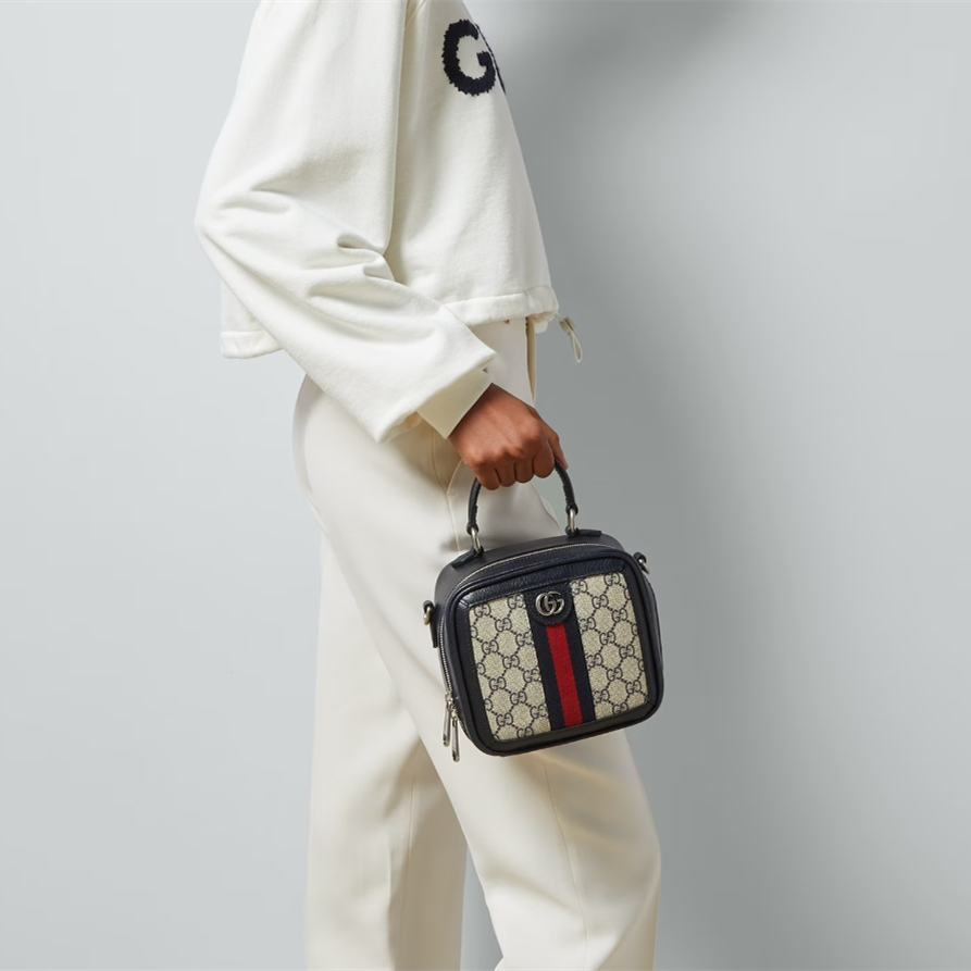 Gucci Ophidia GG Mini Women Shoulder Bags 17.5*16.5*9.5cm