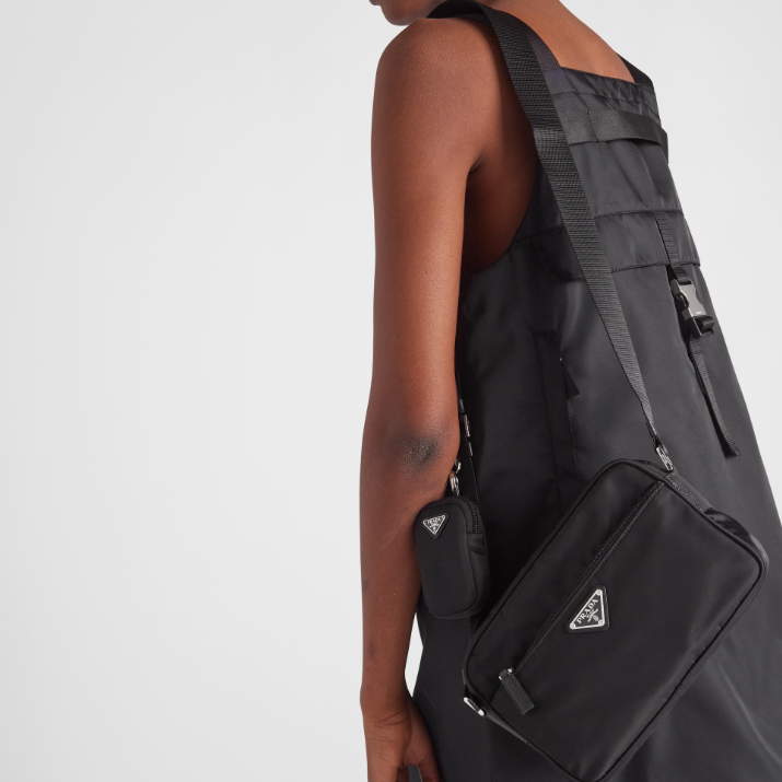 Prada 1BC167 Re-Nylon Mens Shoulder Bags Size 23*15*7cm 3-Color