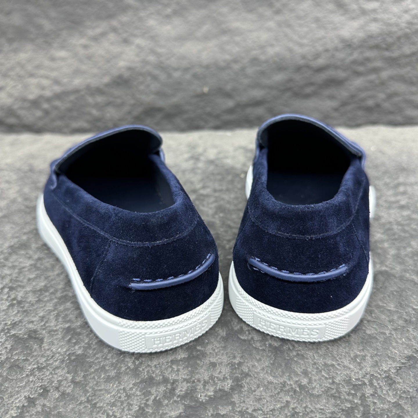 Hermes Job Unisex Loafers Size 35-46