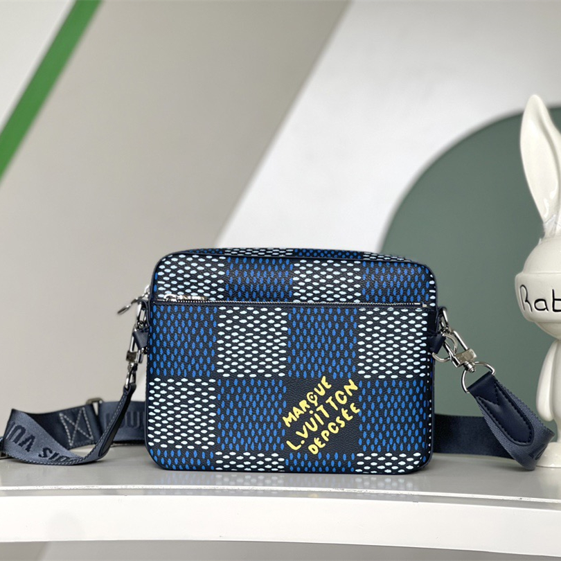 Louis Vuitton N40694 Trio Messenger Mens Shoulder Bags Size 25*18.5*7cm