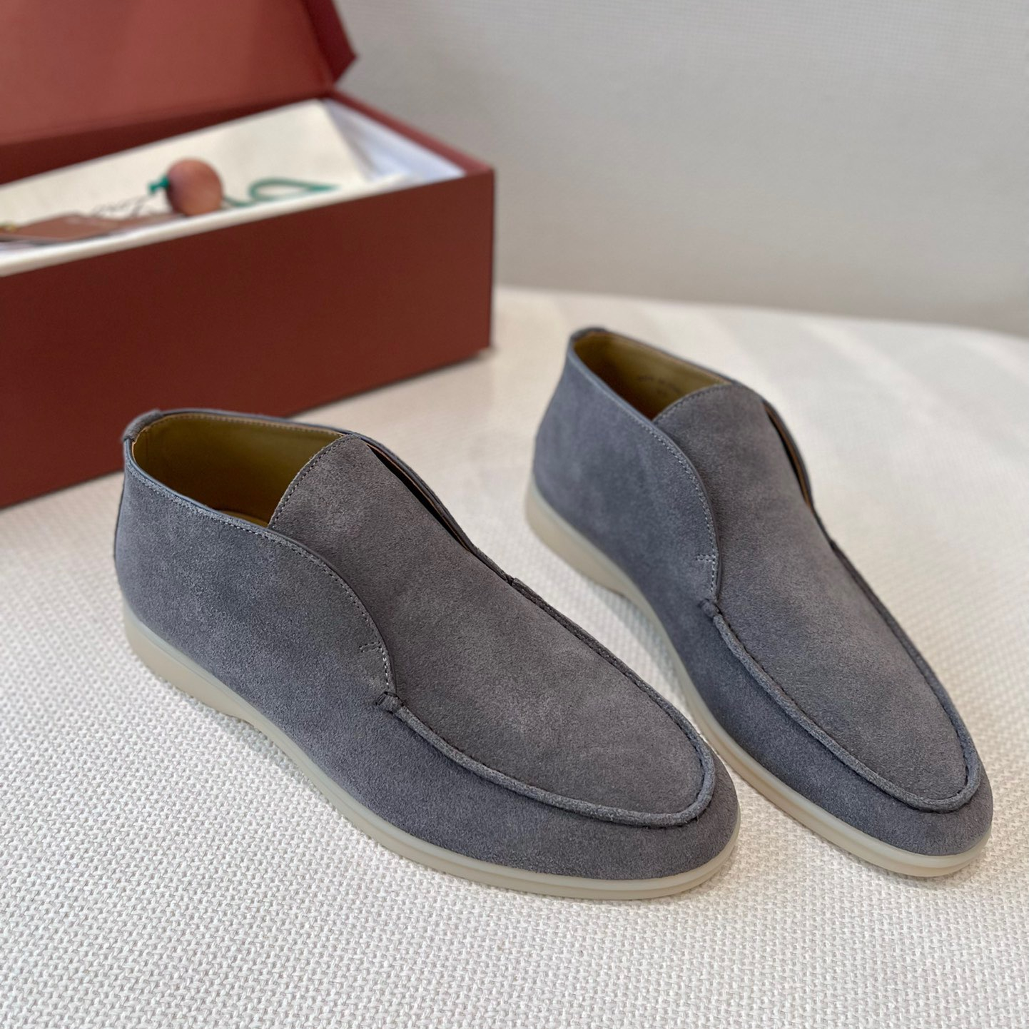 Loro Piana Unisex Loafers High Top Size 36-45