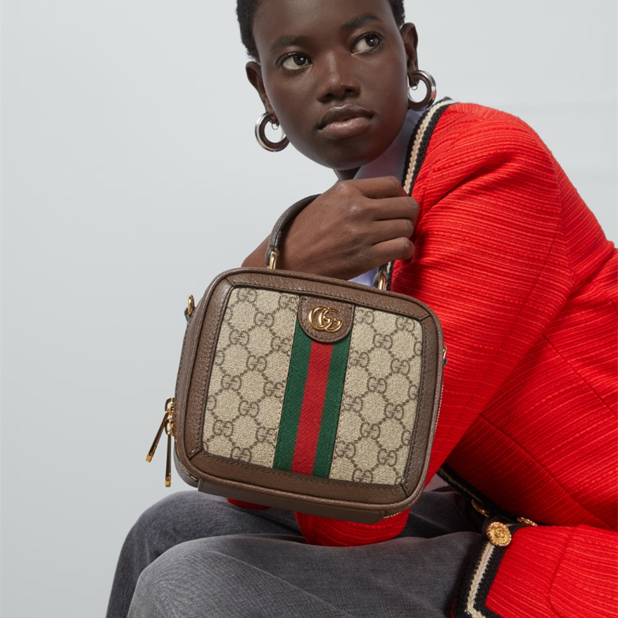 Gucci Ophidia GG Mini Women Shoulder Bags 17.5*16.5*9.5cm