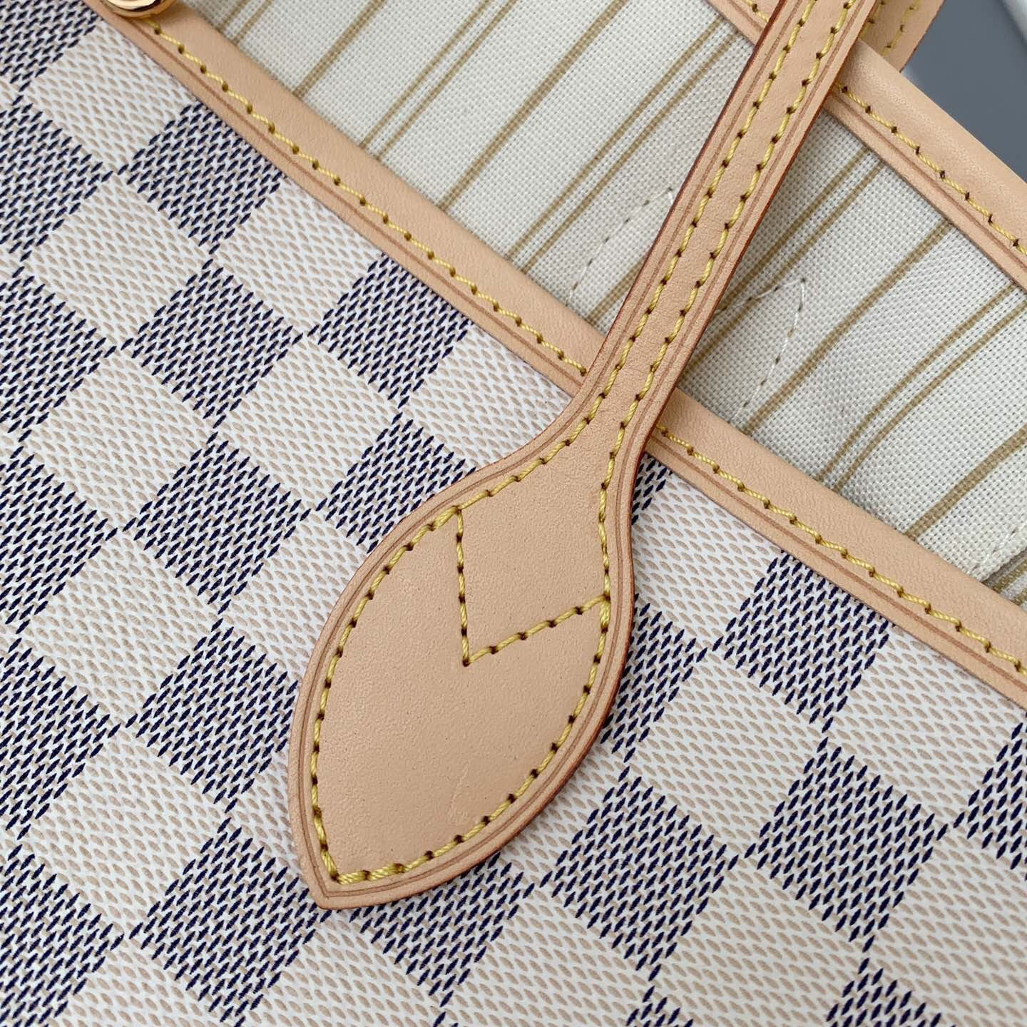 Louis Vuitton N41360 Neverfull Women Bags White Size 32*29*17cm