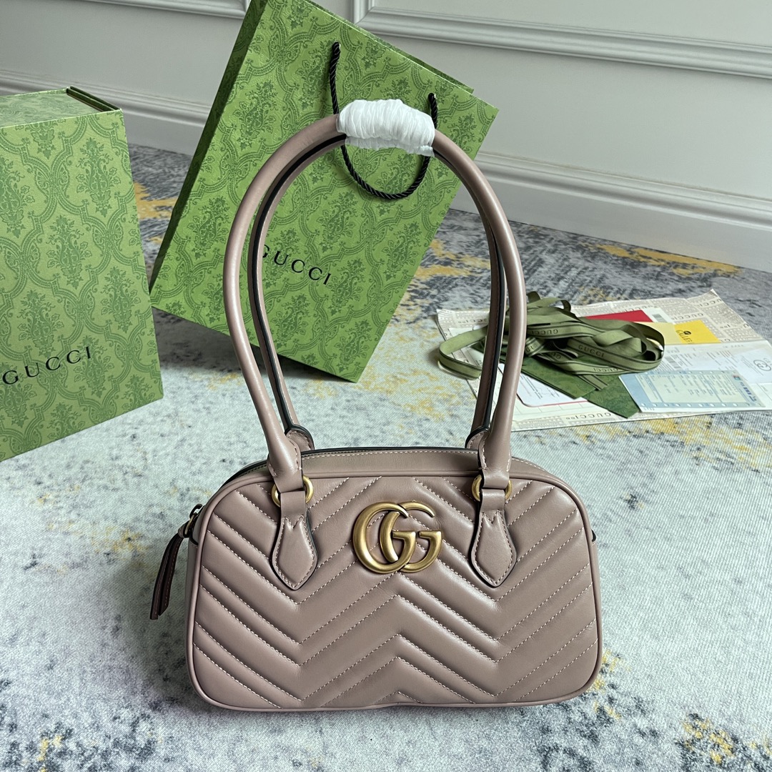 Gucci Women Shoulder Bags Size 25.5*15.5*6.5cm