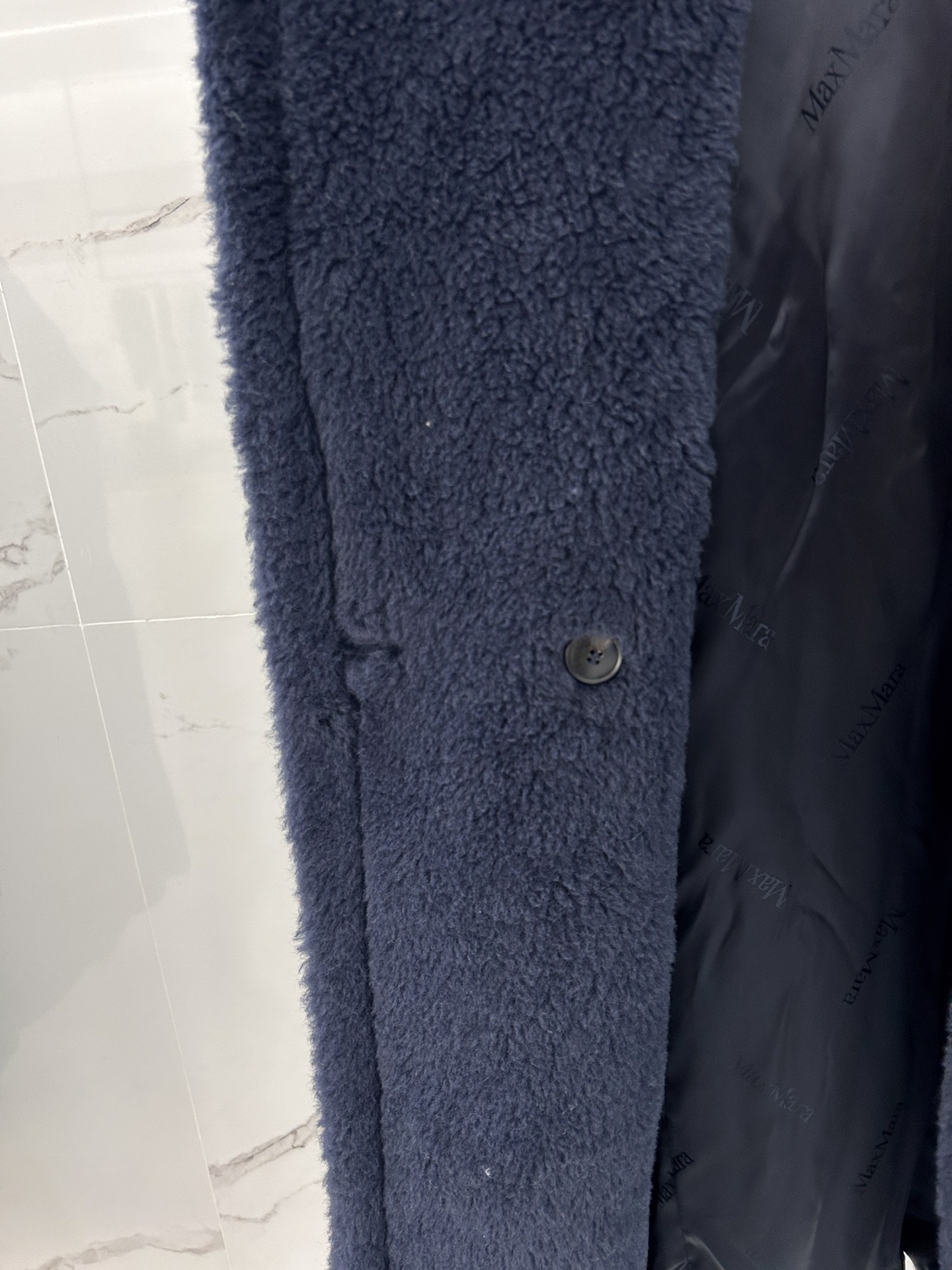 Max Mara Teddy fur long coat Size XS-M