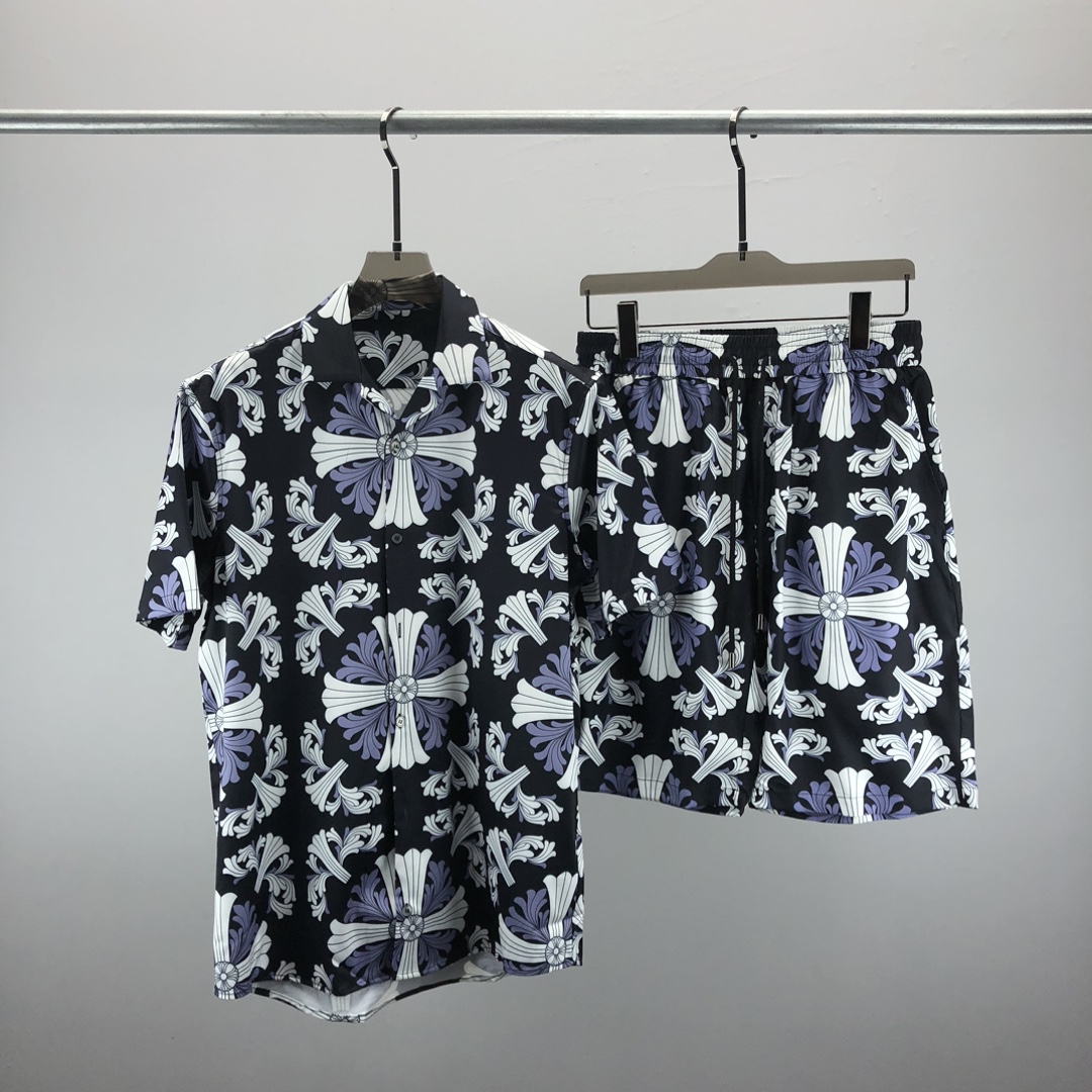 Chrome Hearts Sommeranzug Size S-XXL