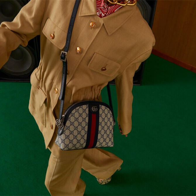 Gucci GG Ophidia Women Shoulder Bags Size 23*19*8cm