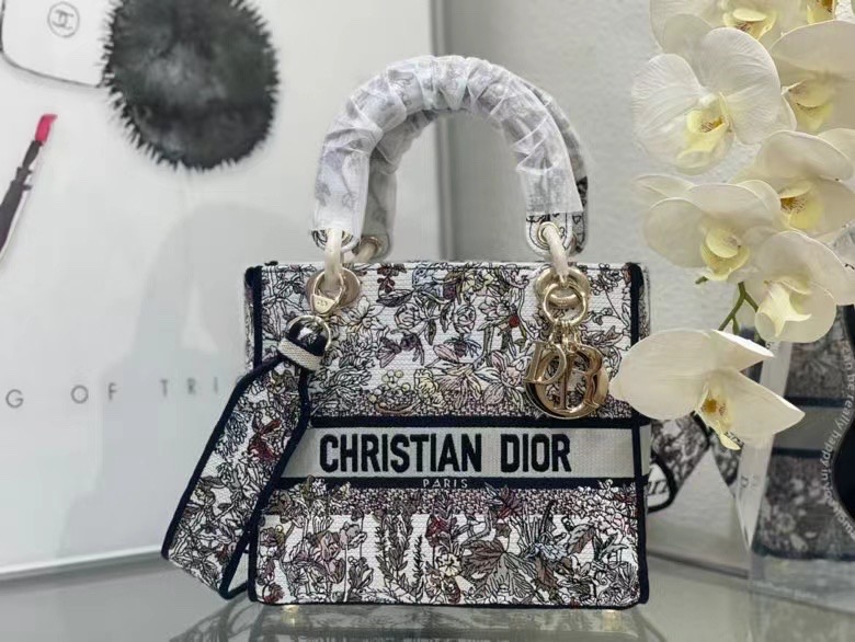 Dior Lady Women Shoulder Bags 24*20*11cm