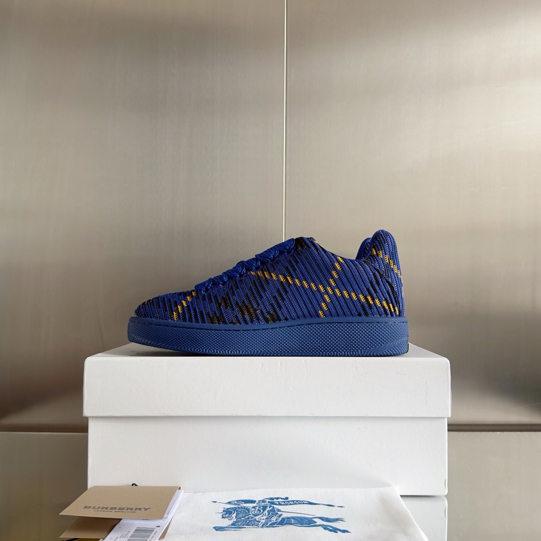 Burberry 2024 New Check Knit Box Sneaker Size 36-45