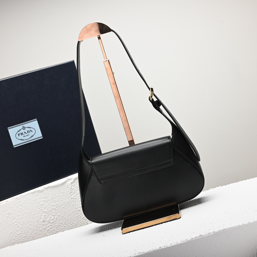 Prada 1BD358 Small Leather Women Shoulder Bags Size 25*15*5.5cm