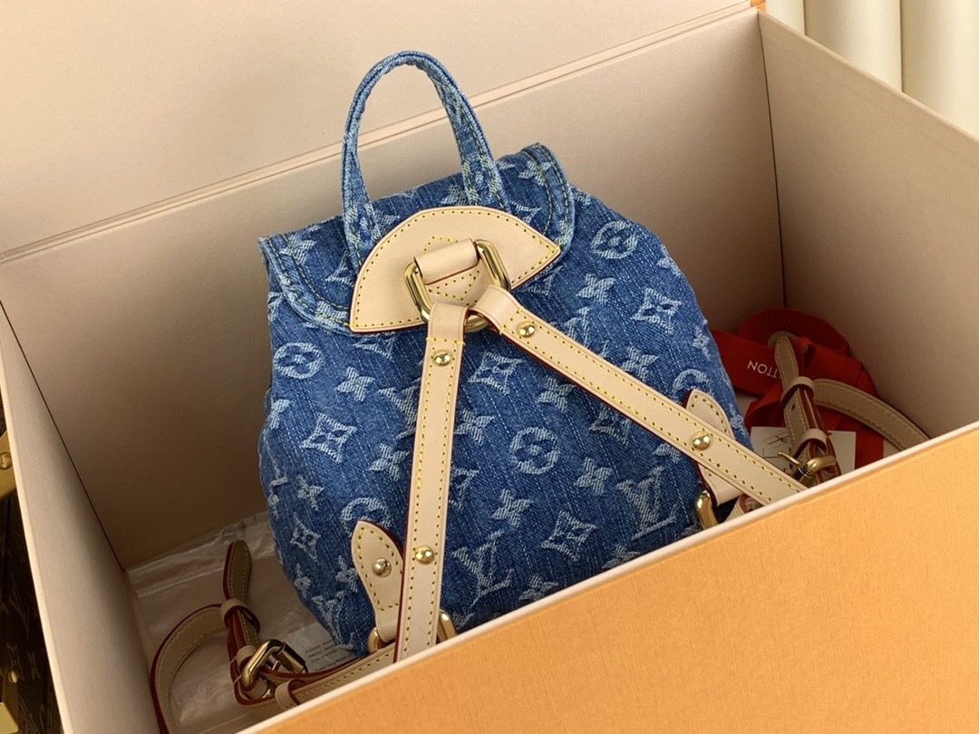 Louis Vuitton Venice Monogram denim Backpack Bags 20*20*11cm