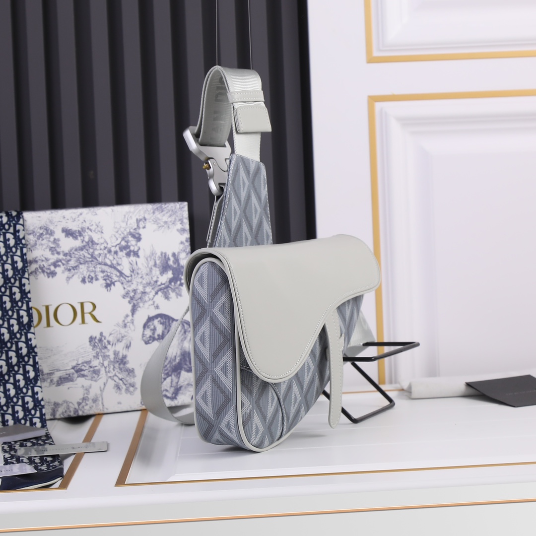 Dior 2022SS Pre-Fall Saddle Mens Shoulder Bags 20*28.6*5cm